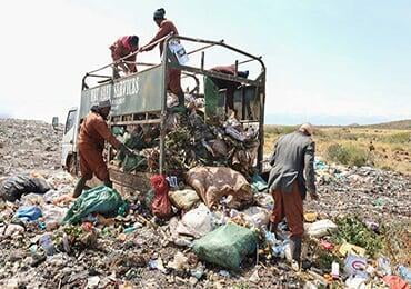 Kenya has imposed a plastic ban and must use 100% biodegradable bags to collect organic waste